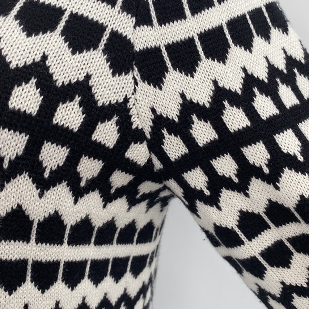 Talbots Black Cream Button Mock Turtleneck Sweater 1X - Picture 7 of 11